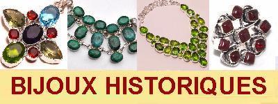 BIJOUX HISTORIQUES toutes époques