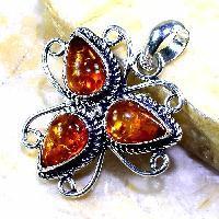 Amb 000 amulette pendant pendentif ambre naturel amber baltique achat vente bijoux argent 925