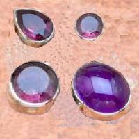 Amethyste cabochons argent 925