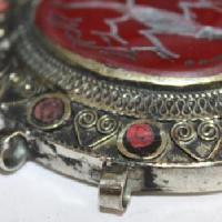 Baf 056 pendentif pendant afghan afghanistan cornaline intaille gecko 59gr 3 