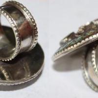 Baf 068 bague afghane medievale afghanistan corail turquoise argent ethnique 3