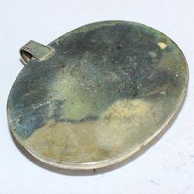 Baf 154 pendentif pendant afghan afghanistan 50mm cornaline argent ethnique 3 