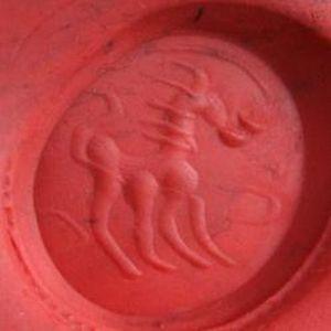 Baf 513 bague t59 afghanne romaine intaille cheval 20mm 9gr cornaline argent ethnique 3