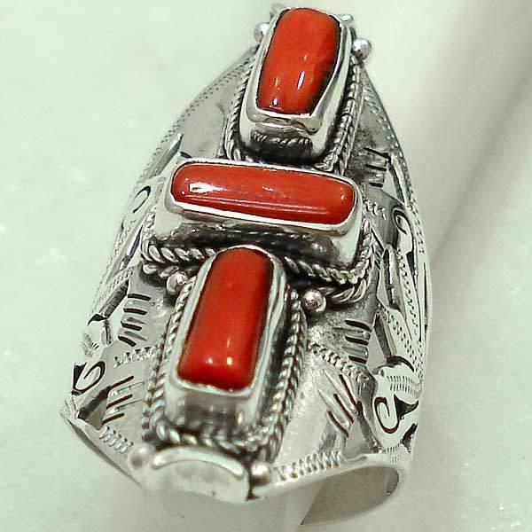 Baf 803a bague chevaliere t60afghane afghanistan 4x14mm corail 2