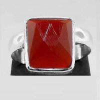 Bag 019a bague chevaliere medievale t53 rubis 7gr cachemire 15x15mm bijou argent 925 achat vente