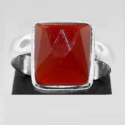 Bag 019a bague chevaliere medievale t53 rubis 7gr cachemire 15x15mm bijou argent 925 achat vente