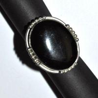 Bag 030d bague chevaliere reglable 18gr onyx 22x32mm