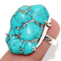 Bag 036a bague chevaliere 9gr t55 turquoise 20x30 ethnique gothique steampunk argent 925