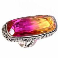 Bag 041b bague chevaliere t58 15x40mm 18gr tourmaline bolivie achat vente bijou argent 925