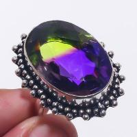 Bag 046a bague chevaliere t55 15x22mm ametrine bolivie achat vente bijou monture argent 925