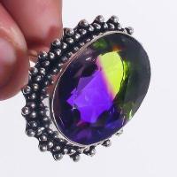 Bag 046b bague chevaliere t55 15x22mm ametrine bolivie achat vente bijou monture argent 925