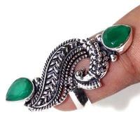 Bag 051b bague serpent t53 emeraude 6x8mm orientale achat vente bijoux argent 925