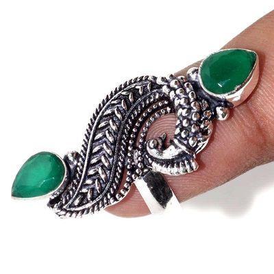 Bag 051a bague serpent t53 emeraude 6x8mm orientale achat vente bijoux argent 925