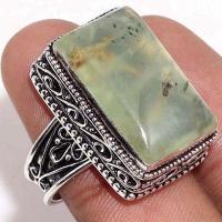 Bag 057b bague t59 14gr 15x28mm prehnite chevaliere achat vente bijou argent 925