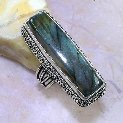 Bag 059a bague chevaliere t57 labradorite achat vente bijou argent 925