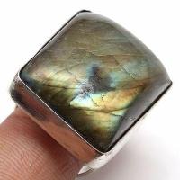 Bag 061 bague chevaliere 14gr t51 25x20mm labradorite bleue achat vente bijoux argent 925 1 