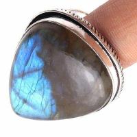 Bag 064 bague chevaliere 13gr t59 25x30mm labradorite bleue achat vente bijoux argent 925 2 