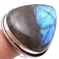 Bag 064 bague chevaliere 13gr t59 25x30mm labradorite bleue achat vente bijoux argent 925 3 