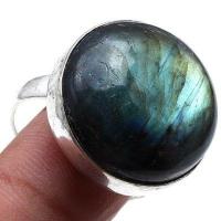 Bag 069 bague chevaliere 8gr t60 20x20mm labradorite bleue achat vente bijoux argent 925 1 