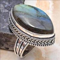 Bag 073 bague chevaliere t58 labradorite 18x30mm achat vente bijou argent 925 1 