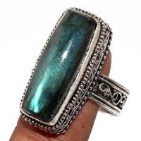 Bag 077 bague chevaliere t58 labradorite 11gr 10x25mm achat vente bijou argent 925 1 