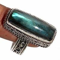 Bag 077 bague chevaliere t58 labradorite 11gr 10x25mm achat vente bijou argent 925 3 