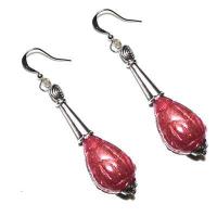 Bcl 033c boucles oreilles rubis 11gr 60mm 12x18mm