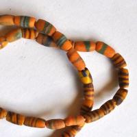 Bja 008 collier africain 65cm 42gr rang 40xperles afrique ethniques 6x12mm 3 