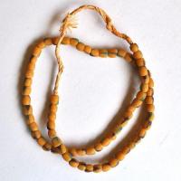 Bja 012 collier africain 65cm 35gr rang 72xperles afrique ethnique 7x8mm 2