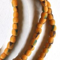 Bja 012 collier africain 65cm 35gr rang 72xperles afrique ethnique 7x8mm 5 