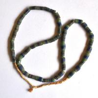 Bja 016 collier africain 65cm 43gr rang 50xperles afrique ethniques 6x10m 1