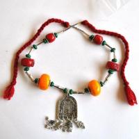 Bjb 046 collier beni yenni berbere kabyle chaine 46 90cm 132gr pendant 35x52mm ambre 30mml argent ethnique 2 