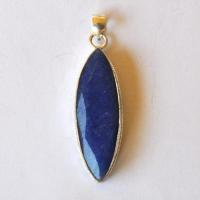 Bje 008 pendant pendentif egyptien saphir 16x50mm bleu 17gr 70mm argent925 1 