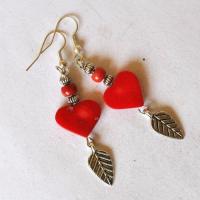 Bje 020 boucles oreilles egyptienne orientales corail 70mm 15gr argent925 4