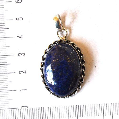 Bje 061 pendentif6pendant egyptien lapis lazuli 50mm 22x30mm argent 2 