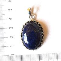 Bje 061 pendentif6pendant egyptien lapis lazuli 50mm 22x30mm argent 2 