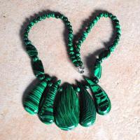 Bje 062 collier parure malachite achat vente bijou argent 925 2 