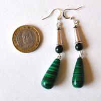 Bje 072 boucles oreilles egyptienne malachite 10x20mm 10gr 3 