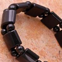 Bra 002b bracelet gothique 26gr onyx noir achat vente