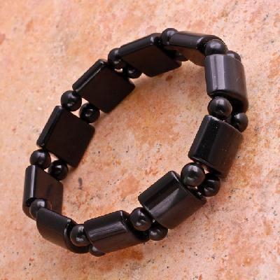 Bra 002c bracelet gothique 26gr onyx noir achat vente