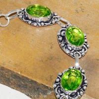 Bra 003c bracelet peridot 22gr 10x15mm achat vente bijou ethnique argent 925