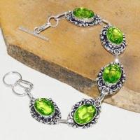 Bra 003d bracelet peridot 22gr 10x15mm achat vente bijou ethnique argent 925