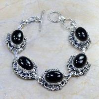 Bra 005d bracelet gothique onyx noir 28gr achat vente bijou argent 925