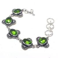 Bra 006a bracelet peridot 22gr 10x15mm achat vente bijou ethnique argent 925