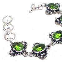 Bra 006b bracelet peridot 22gr 10x15mm achat vente bijou ethnique argent 925