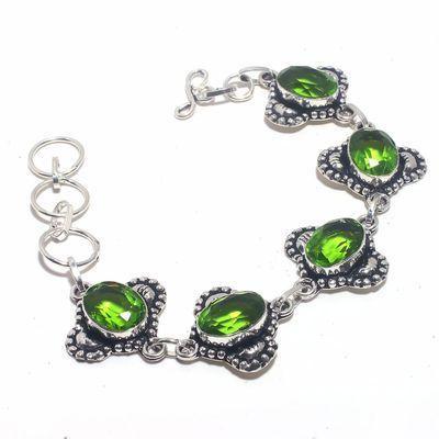 Bra 006c bracelet peridot 22gr 10x15mm achat vente bijou ethnique argent 925