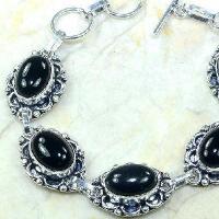 Bra 007c bracelet gothique onyx noir 24gr achat vente bijou argent 925