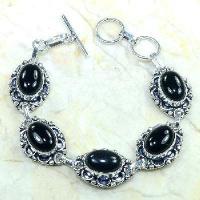 Bra 007d bracelet gothique onyx noir 24gr achat vente bijou argent 925