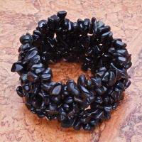 Bra 018b bracelet onyx noir 60gr monture elastique
