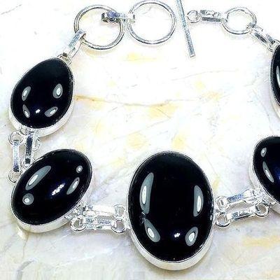 Bra 025a bracelet 30gr onyx noir 20x30mm bijou 1900 art deco achat vente